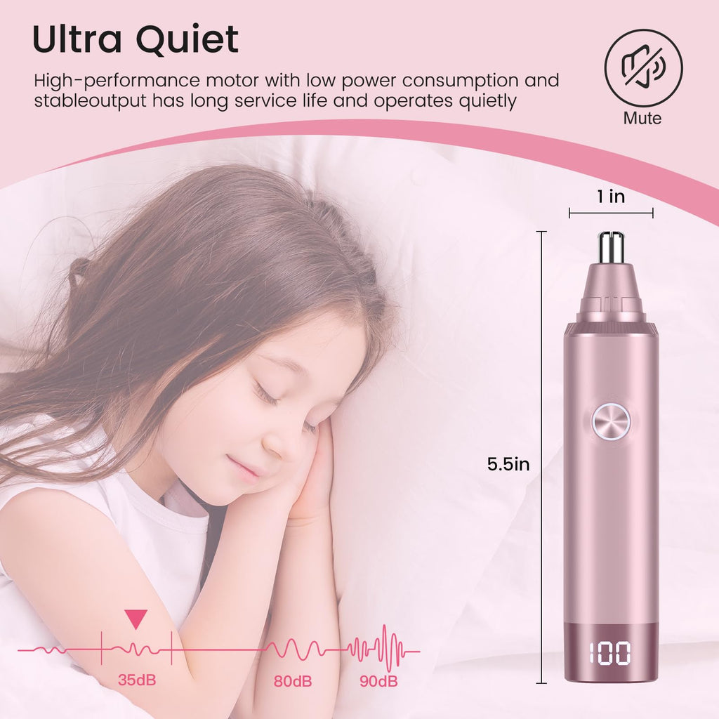 USB Rechargeable Electric Ear and Nose Hair Trimmer E812390