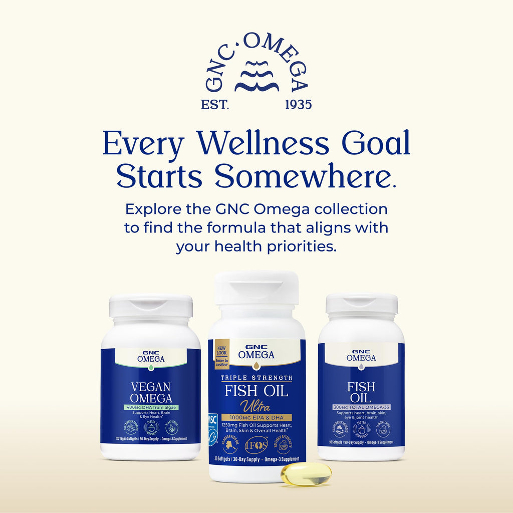 Omega Fish Oil 1000mg 120 Count U86982