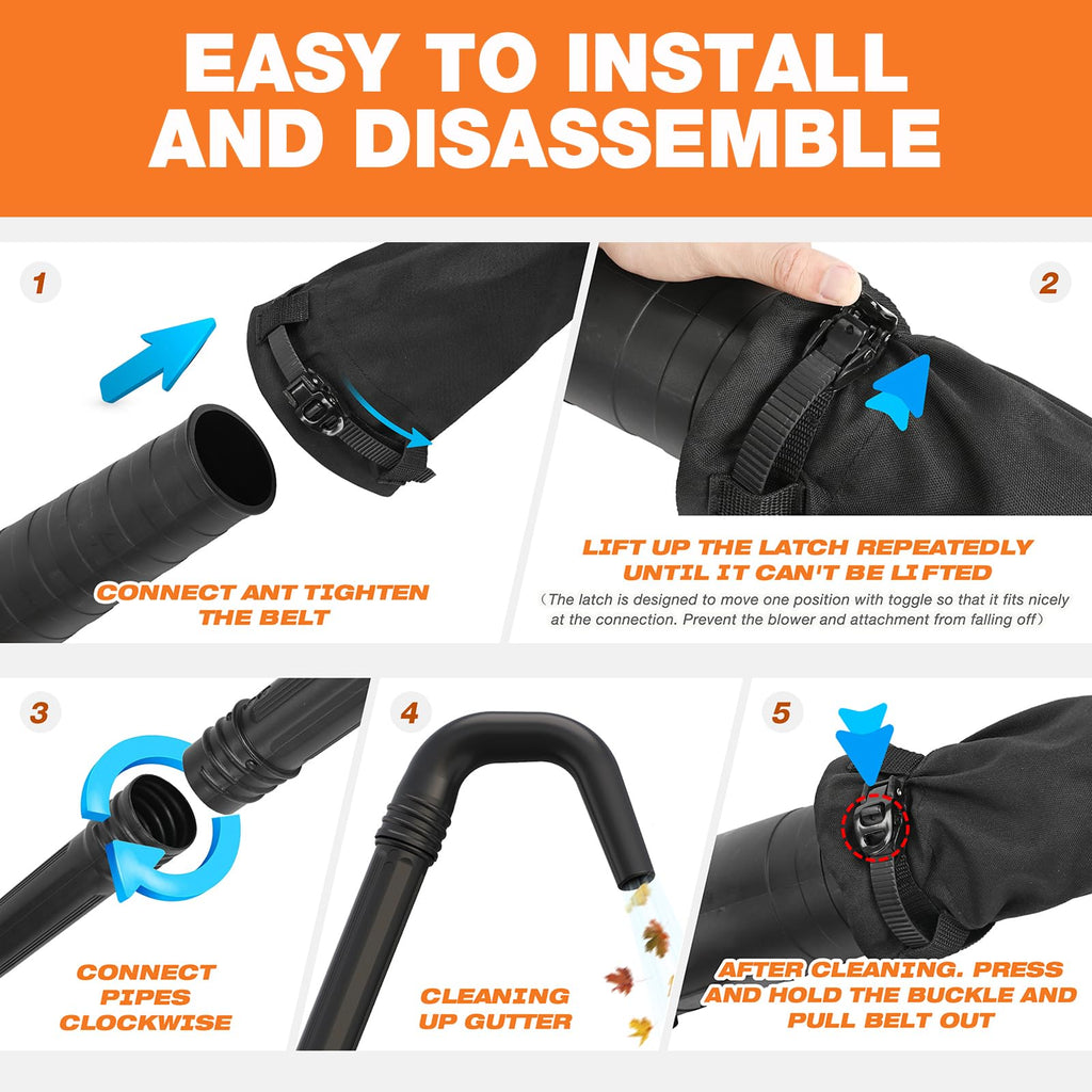 Gutter Cleaning Kit for Leaf Blowers, 11 Feet O20847