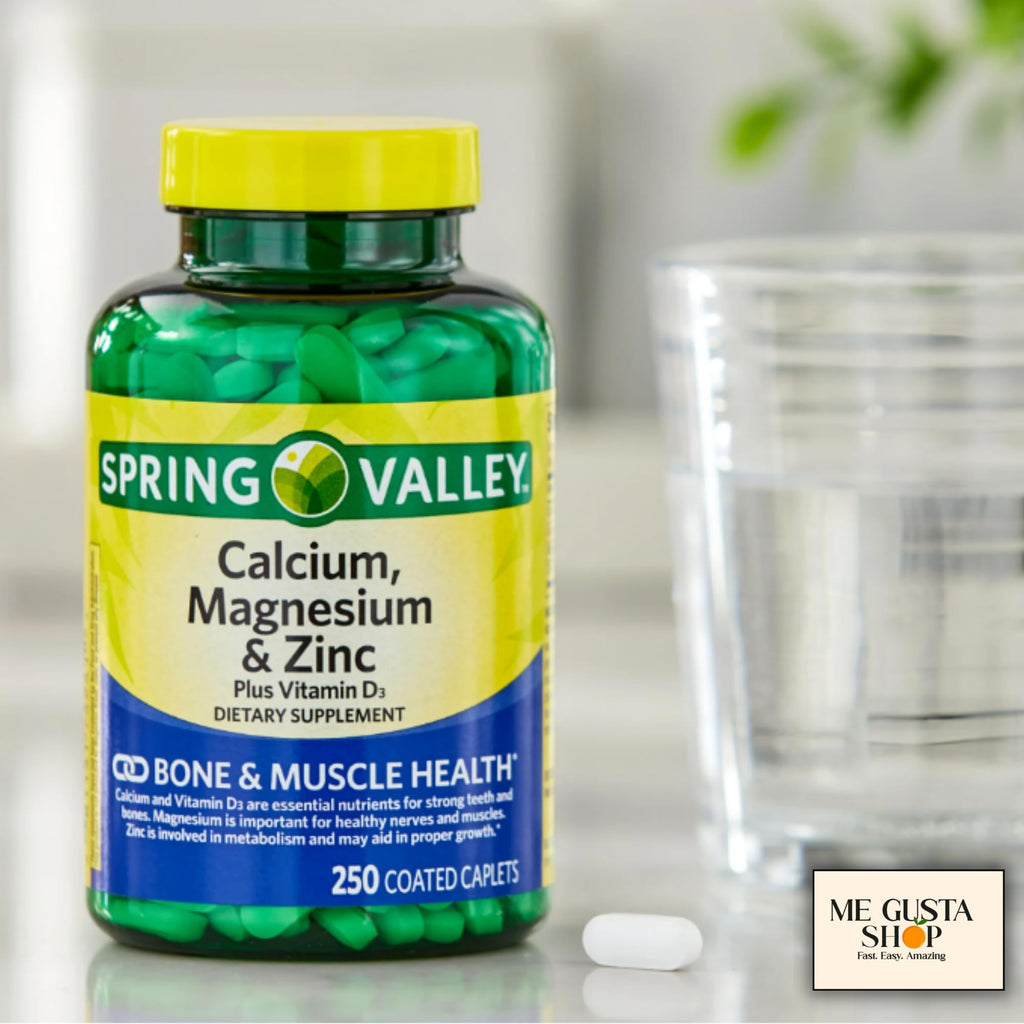 Calcium Magnesium Zinc Plus Vitamin D3 Caplets 500 Count A911