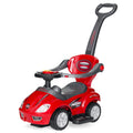 Kids 3-in-1 Push and Pedal Ride On Car T7746