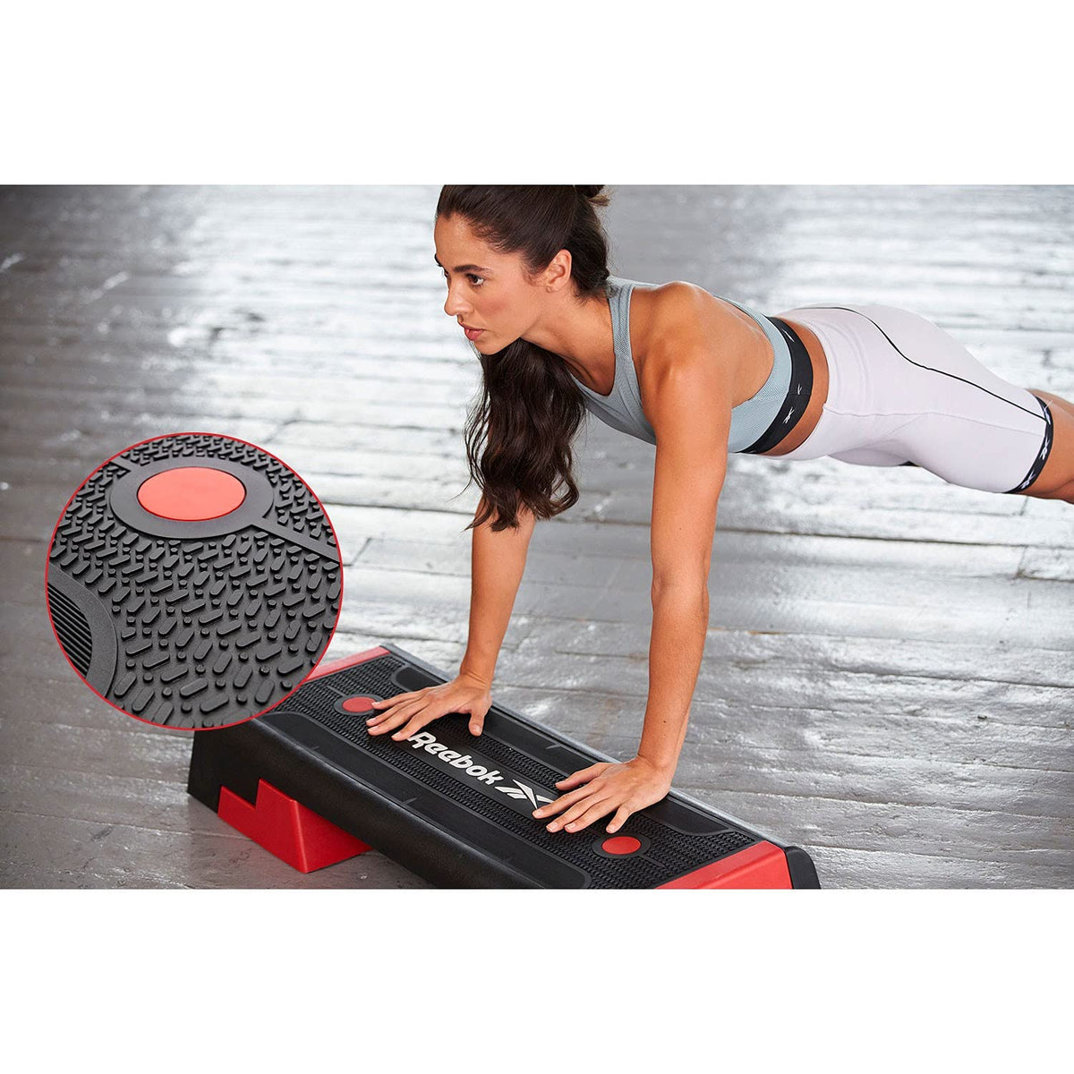 Adjustable Aerobic and Strength Training Workout Step Platform M75967