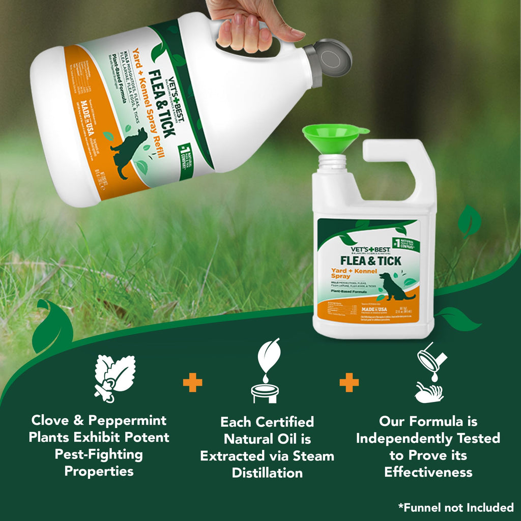Flea & Tick Mosquito Yard & Kennel Spray for Dogs, 32 oz F2402