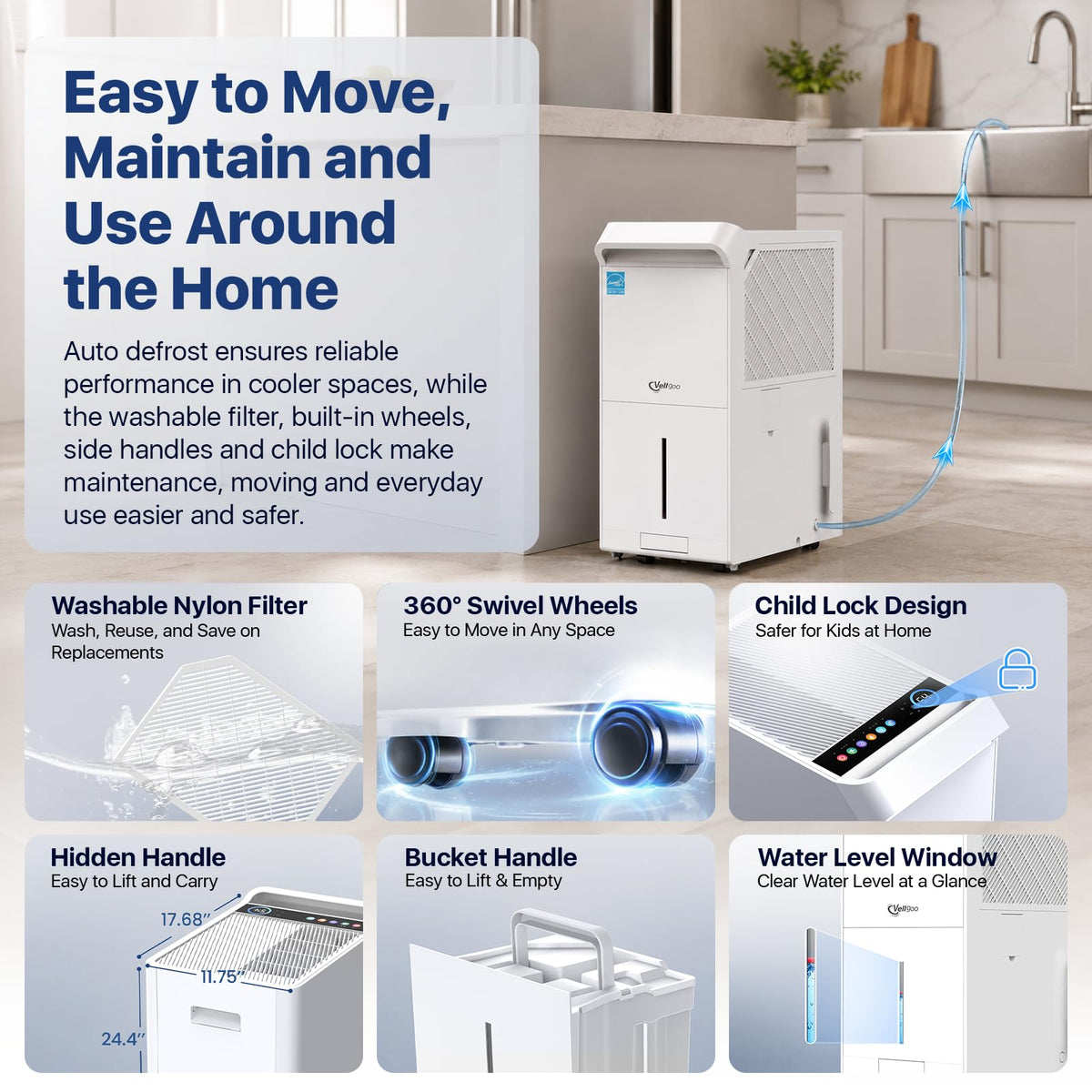 6000 Sq Ft ENERGY STAR Dehumidifier with Pump Z573