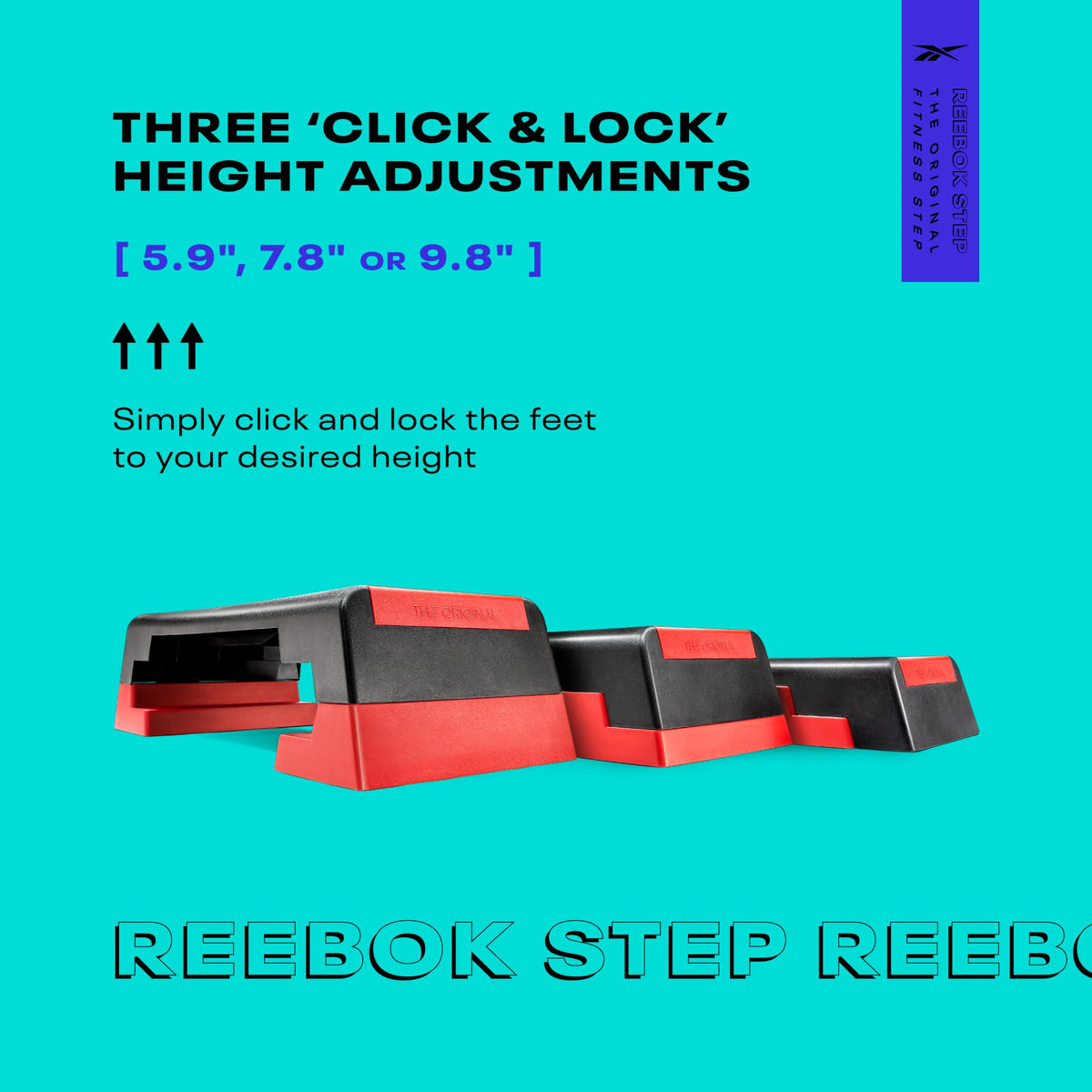 Adjustable Aerobic and Strength Training Workout Step Platform M75967