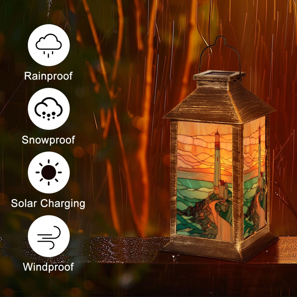 Solar Powered Waterproof Hanging Lantern X8698
