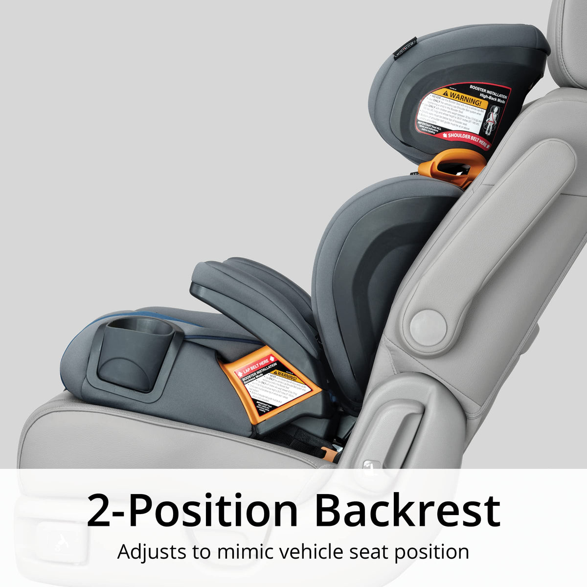 2-in-1 Belt-Positioning Booster Car Seat B6997