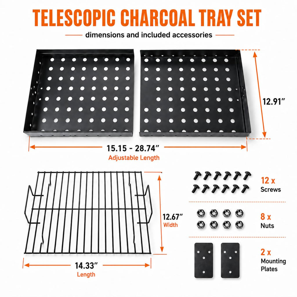 Charcoal Grill Tray D6578
