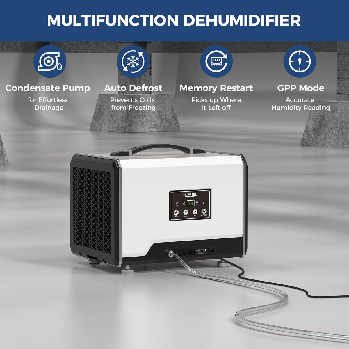70 Pints Dehumidifier with Pump D760
