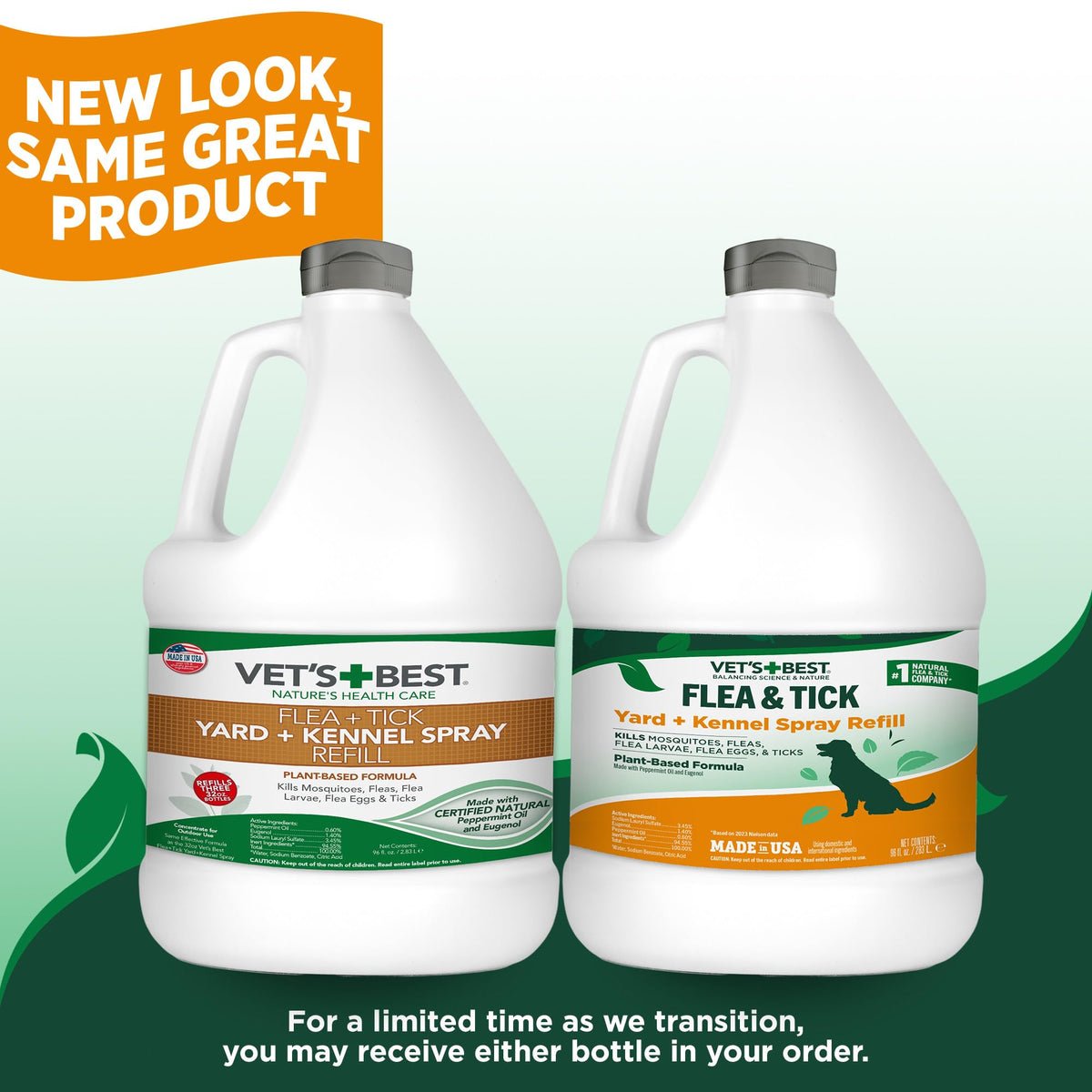 Flea & Tick Mosquito Yard & Kennel Spray for Dogs, 32 oz F2402