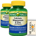 Calcium Magnesium Zinc Plus Vitamin D3 Caplets 500 Count A911