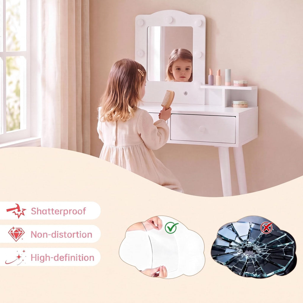 Kids Vanity and Chair Set Q2198