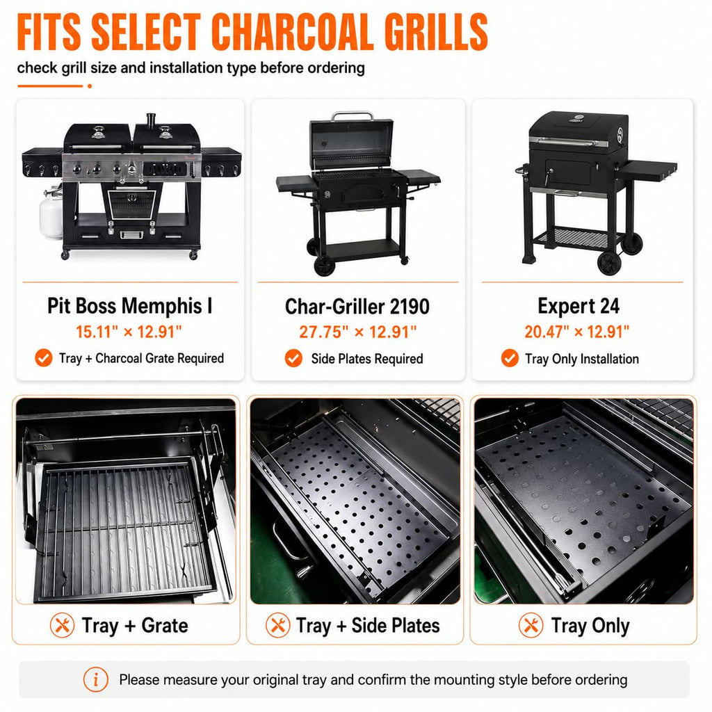 Charcoal Grill Tray D6578