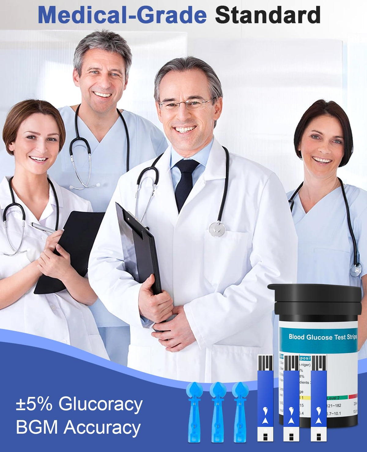 Blood Glucose Test Strips 100 Count Y30212
