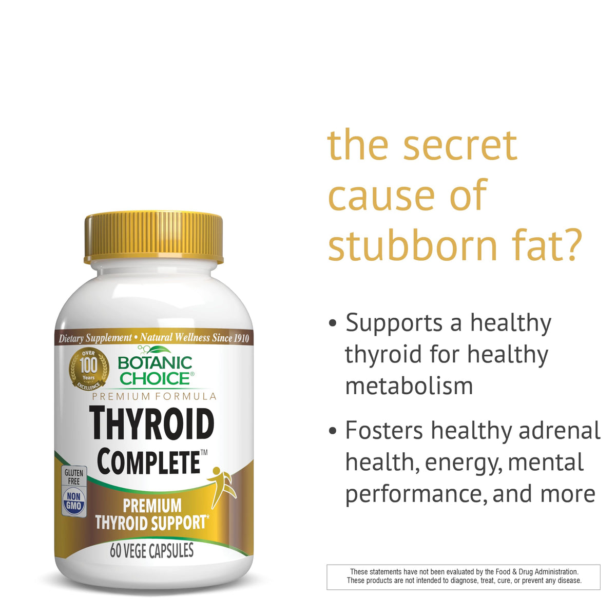 Thyroid Support with Ashwagandha, Schisandra Chinensis, Iodine 60 Vege Caps V314468