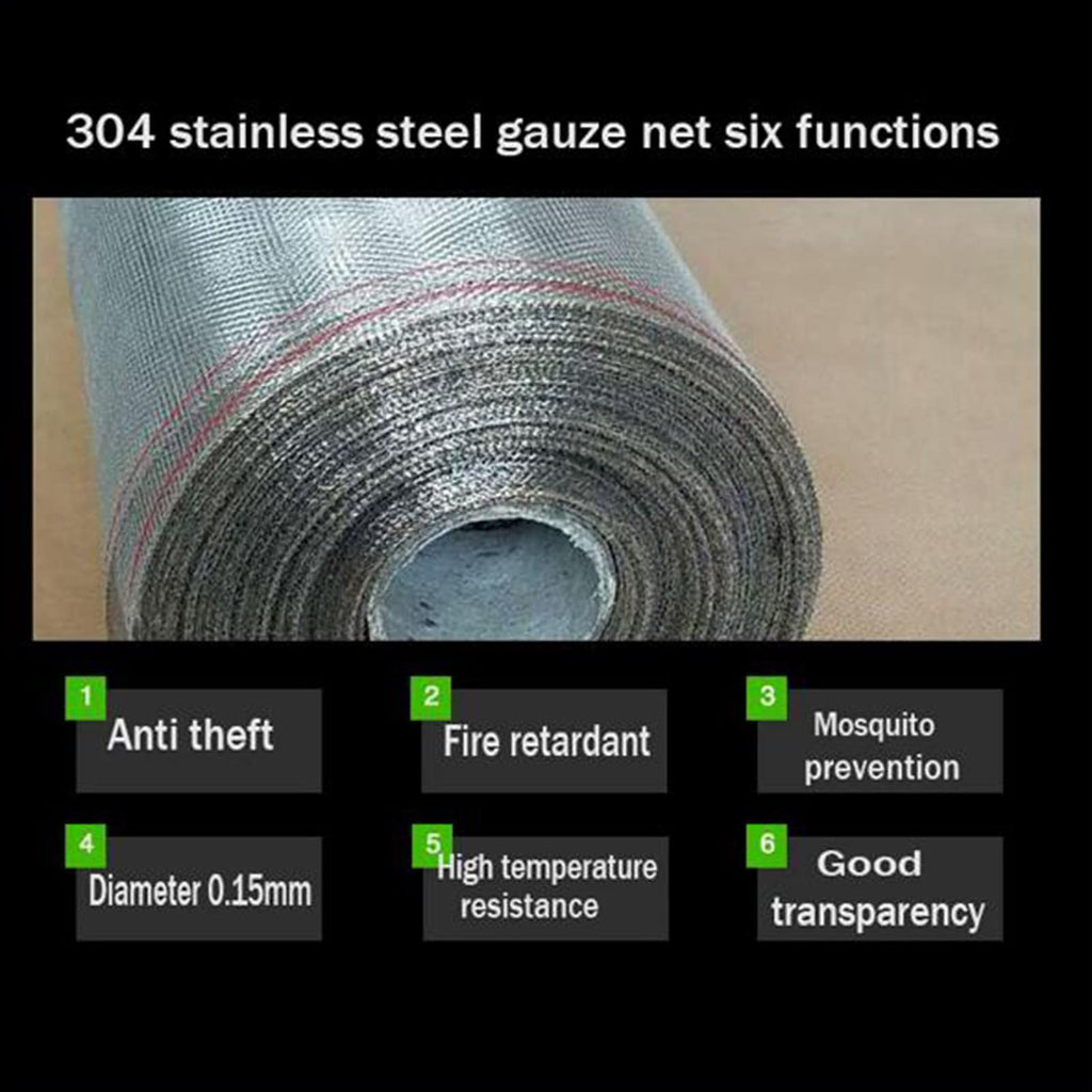 304 Stainless Steel Woven Wire Mesh Window Screen M291