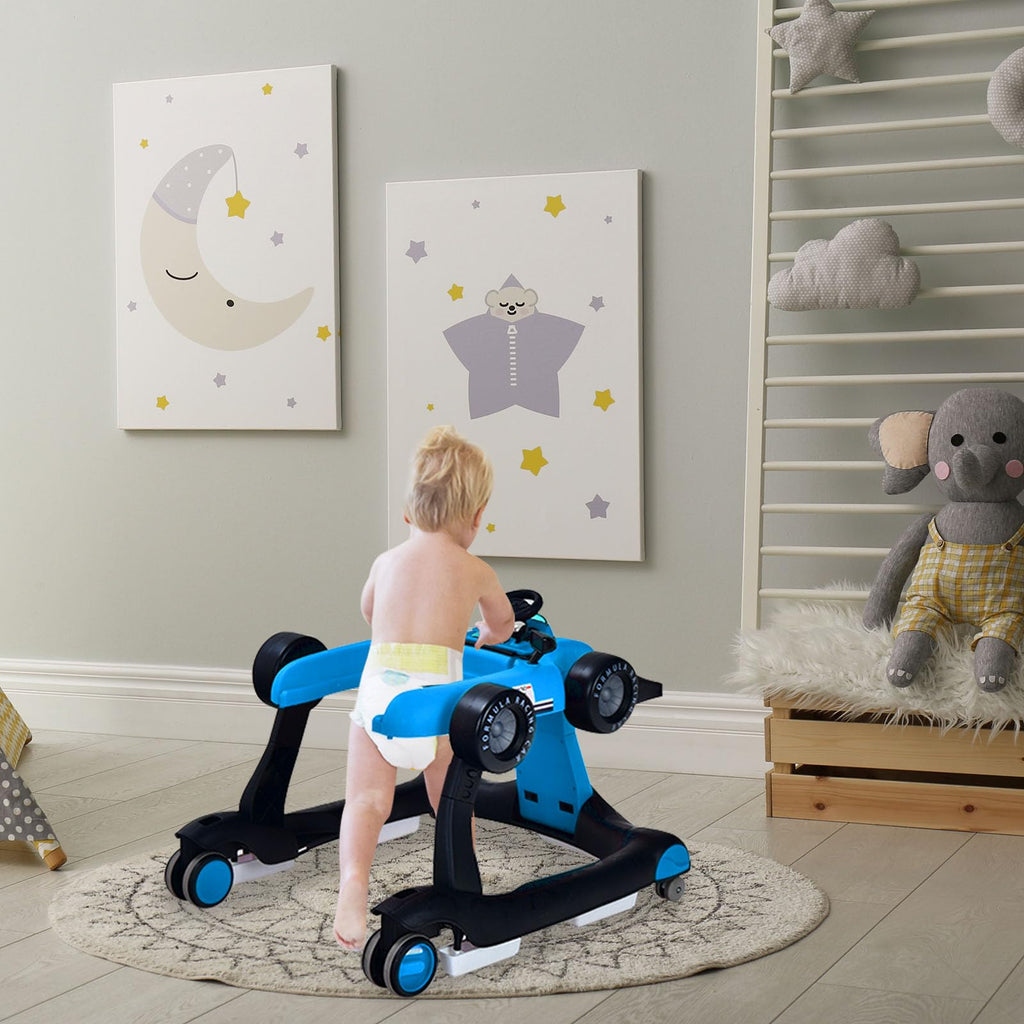 5-in-1 Foldable Baby Walker with Adjustable Height D51402