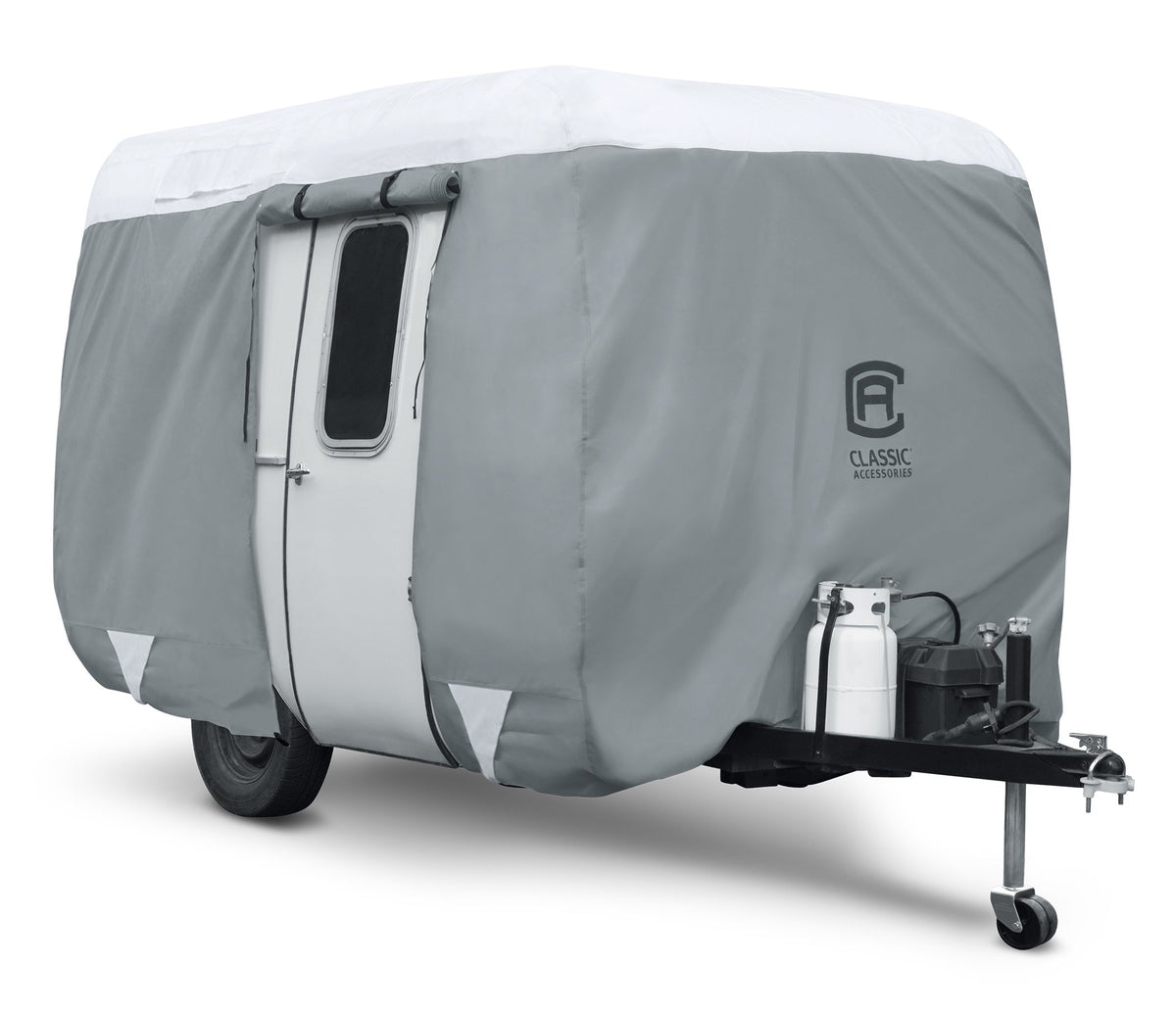 Molded Fiberglass Travel Trailer Cover D495