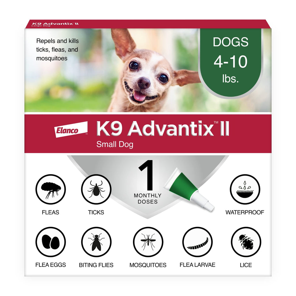 Flea & Tick Topical for Small Dogs 4–10 lbs. I42822