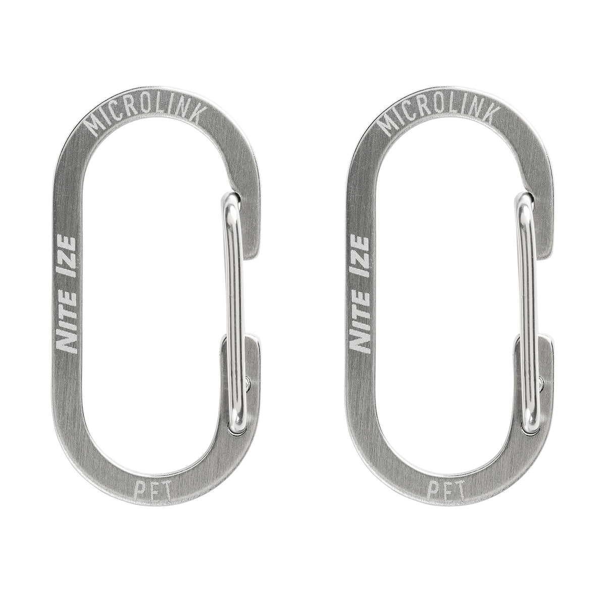 Stainless Steel Pet Tag Carabiner, 2 Count L89733