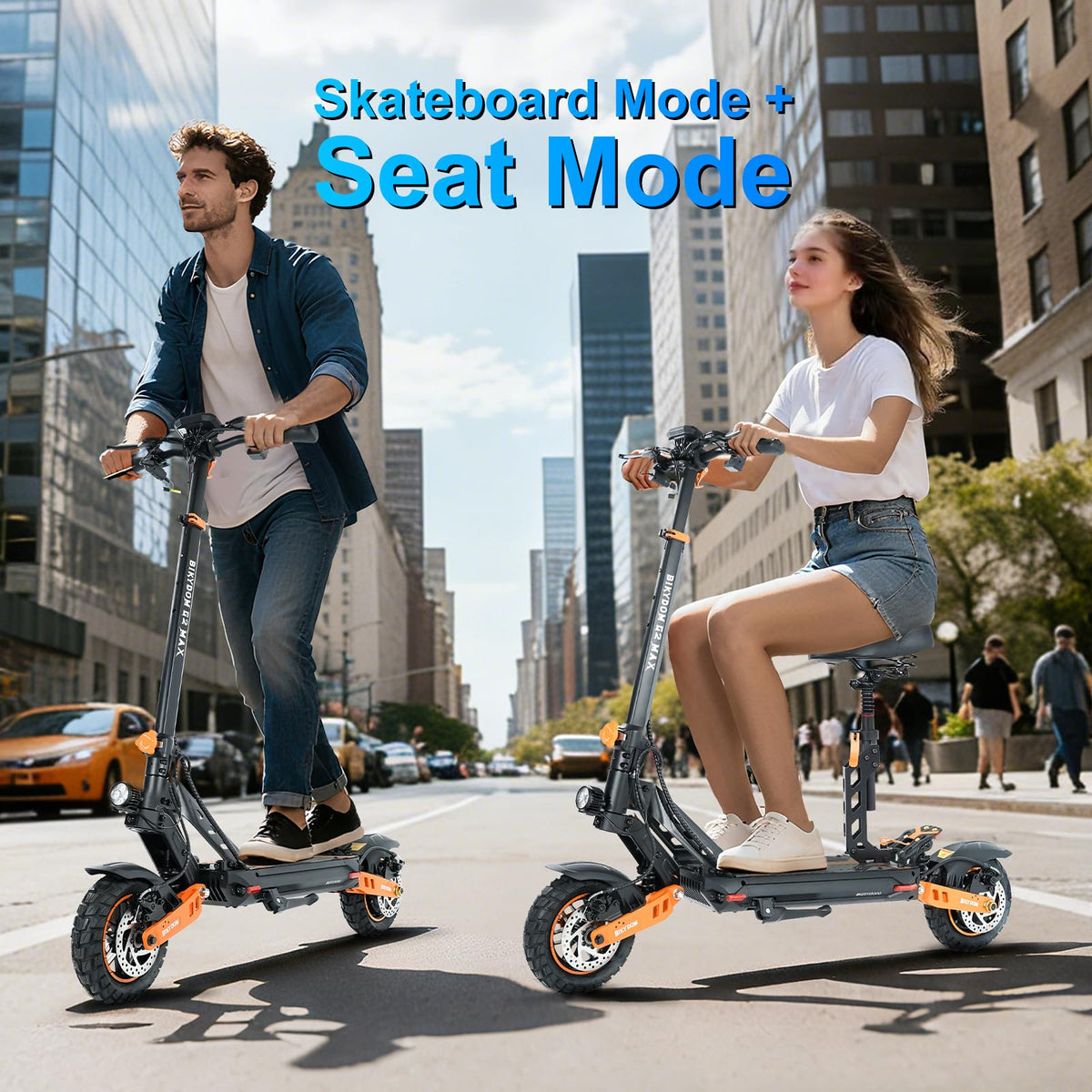 1600 W Motor 50 Miles Range 40 MPH Electric Scooter C622