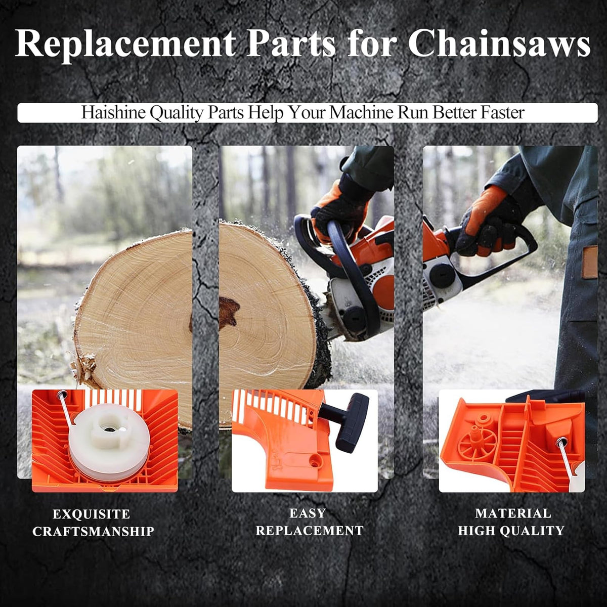 Recoil Assembly Kit with Pulley, Spring, Handle, and Rope C925345