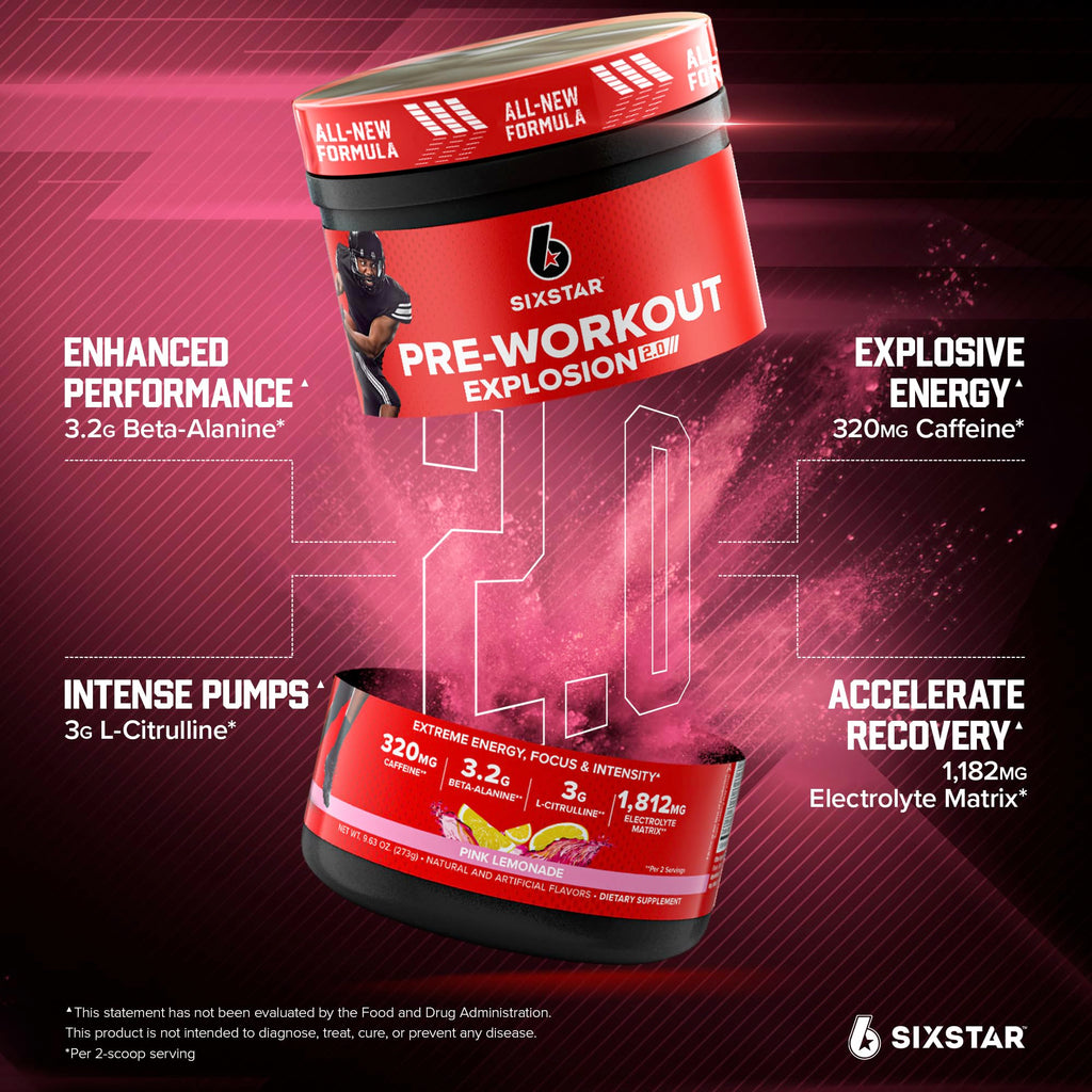 Pink Lemonade Pre-Workout Powder 30 Servings H559