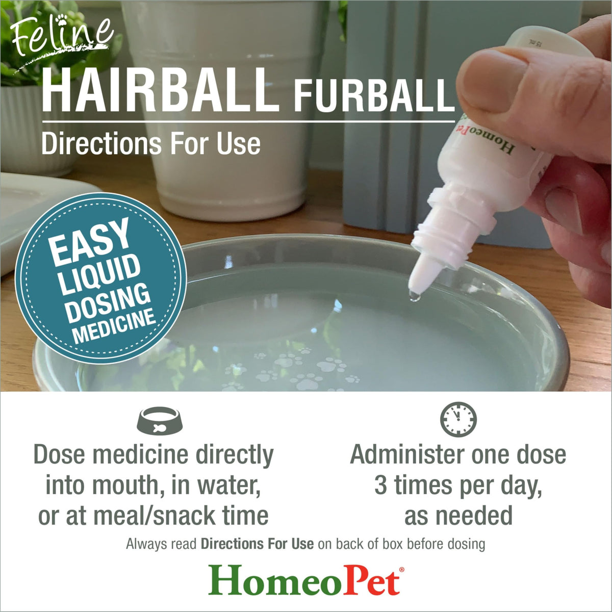 Feline Hairball Supplement 15 Milliliters A820