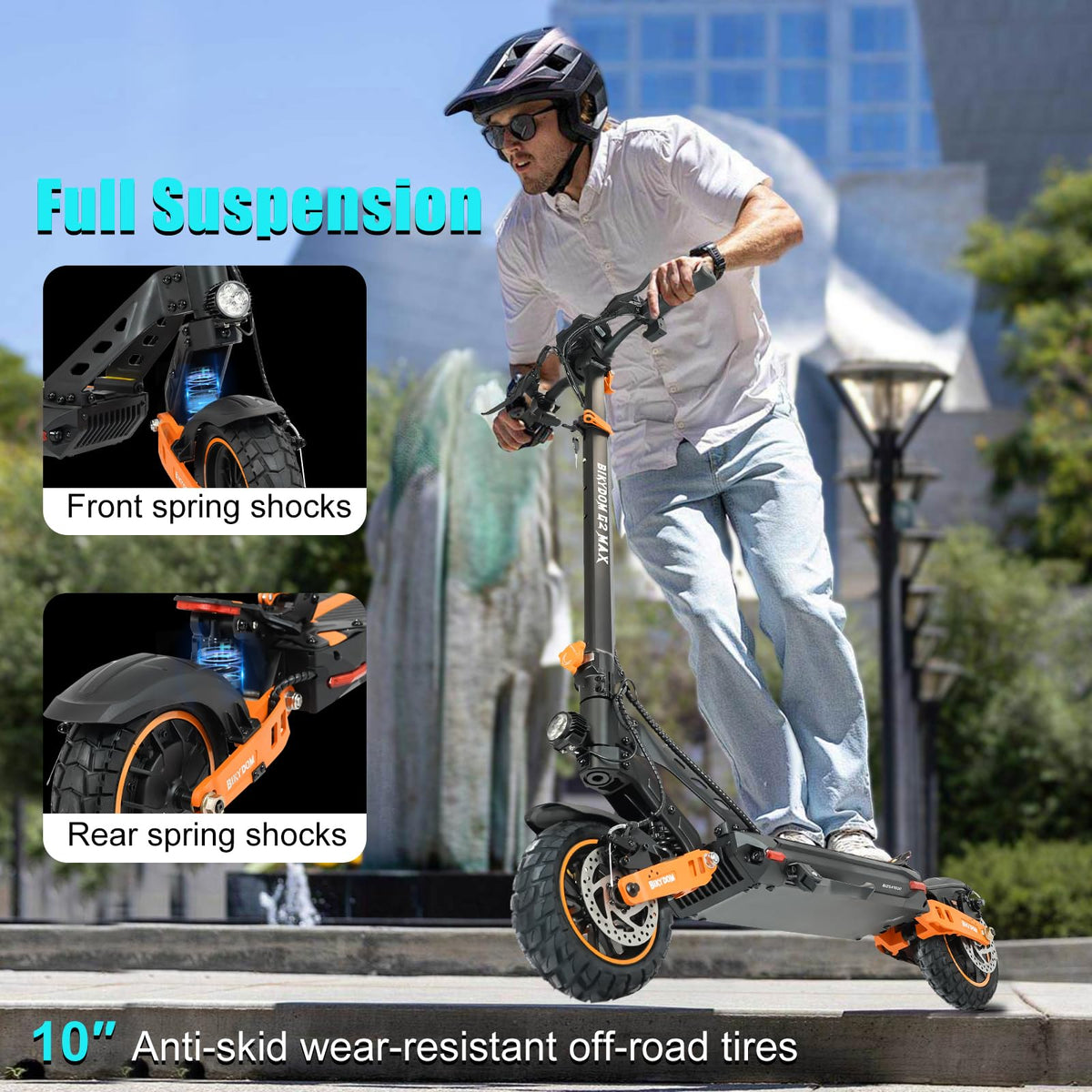 1600 W Motor 50 Miles Range 40 MPH Electric Scooter C622