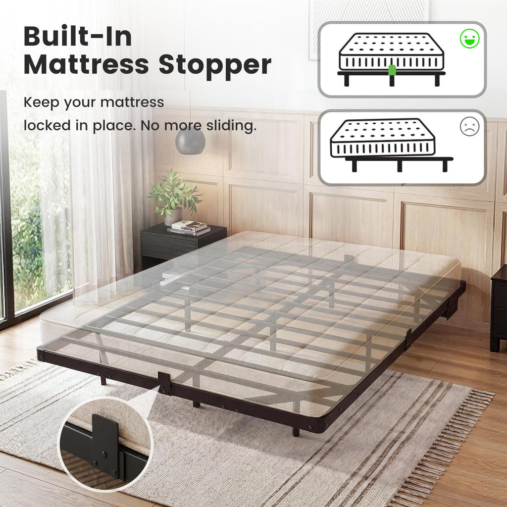 Full Floating Bed Frame with LED Lights D52016