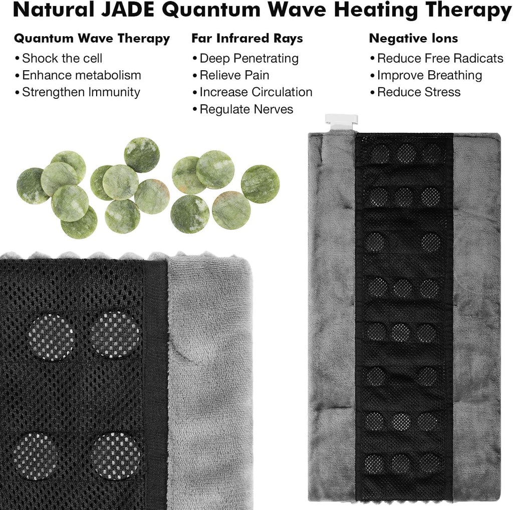 Far Infrared Jade Vibrating Weighted Heating Pad B832