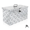 16 Inch Aluminum Waterproof Truck Tool Box with Lock and Keys X114126