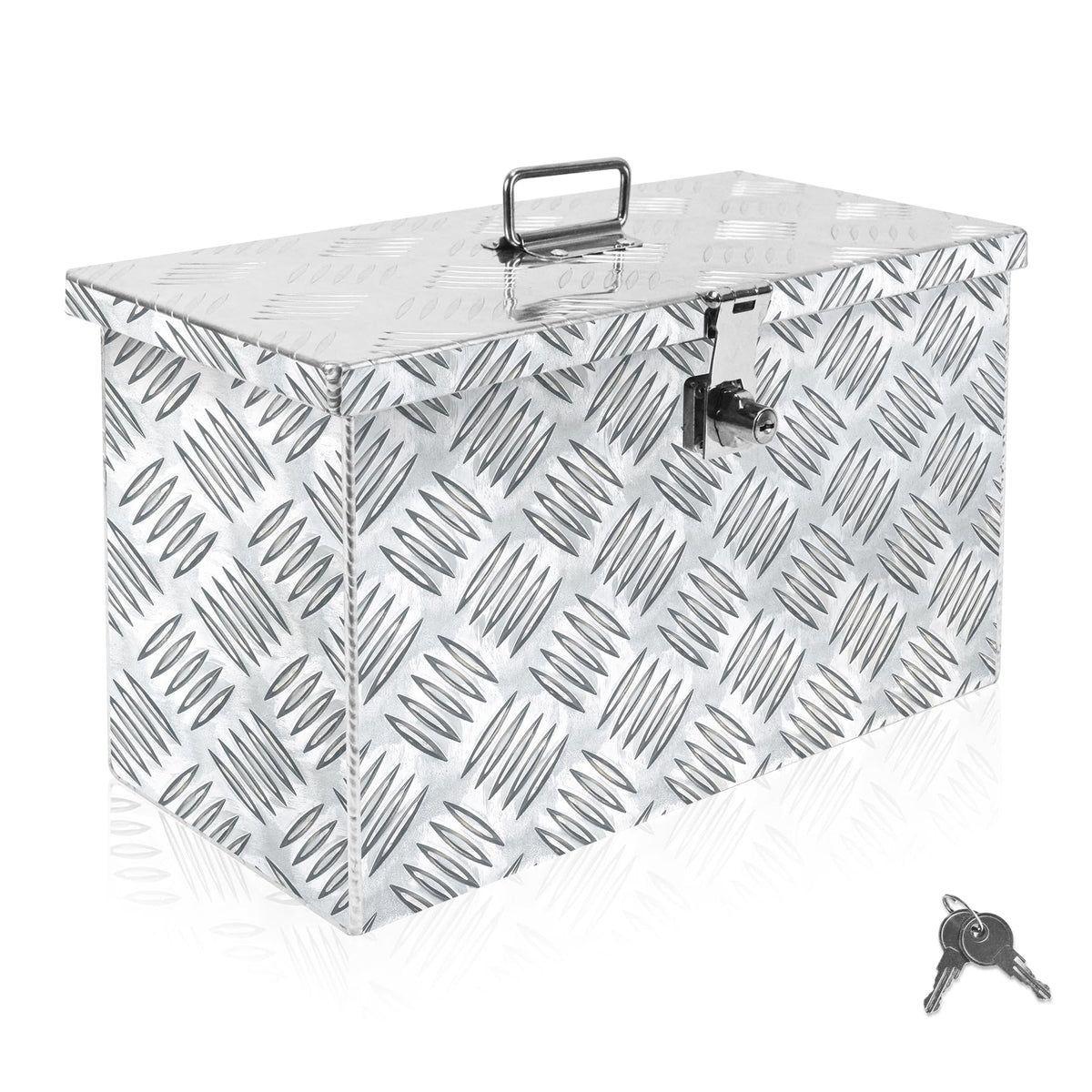 16 Inch Aluminum Waterproof Truck Tool Box with Lock and Keys X114126