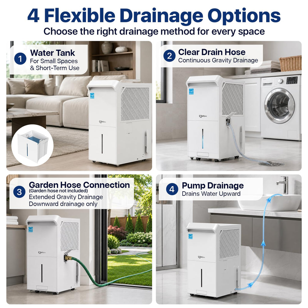 6000 Sq Ft ENERGY STAR Dehumidifier with Pump Z573