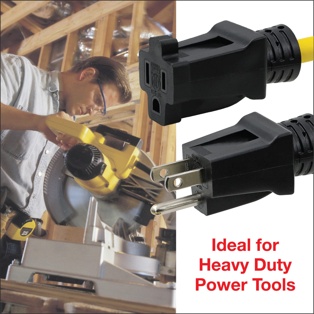 50 ft 12/3 SJTW Heavy Duty Outdoor Extension Cord G78645