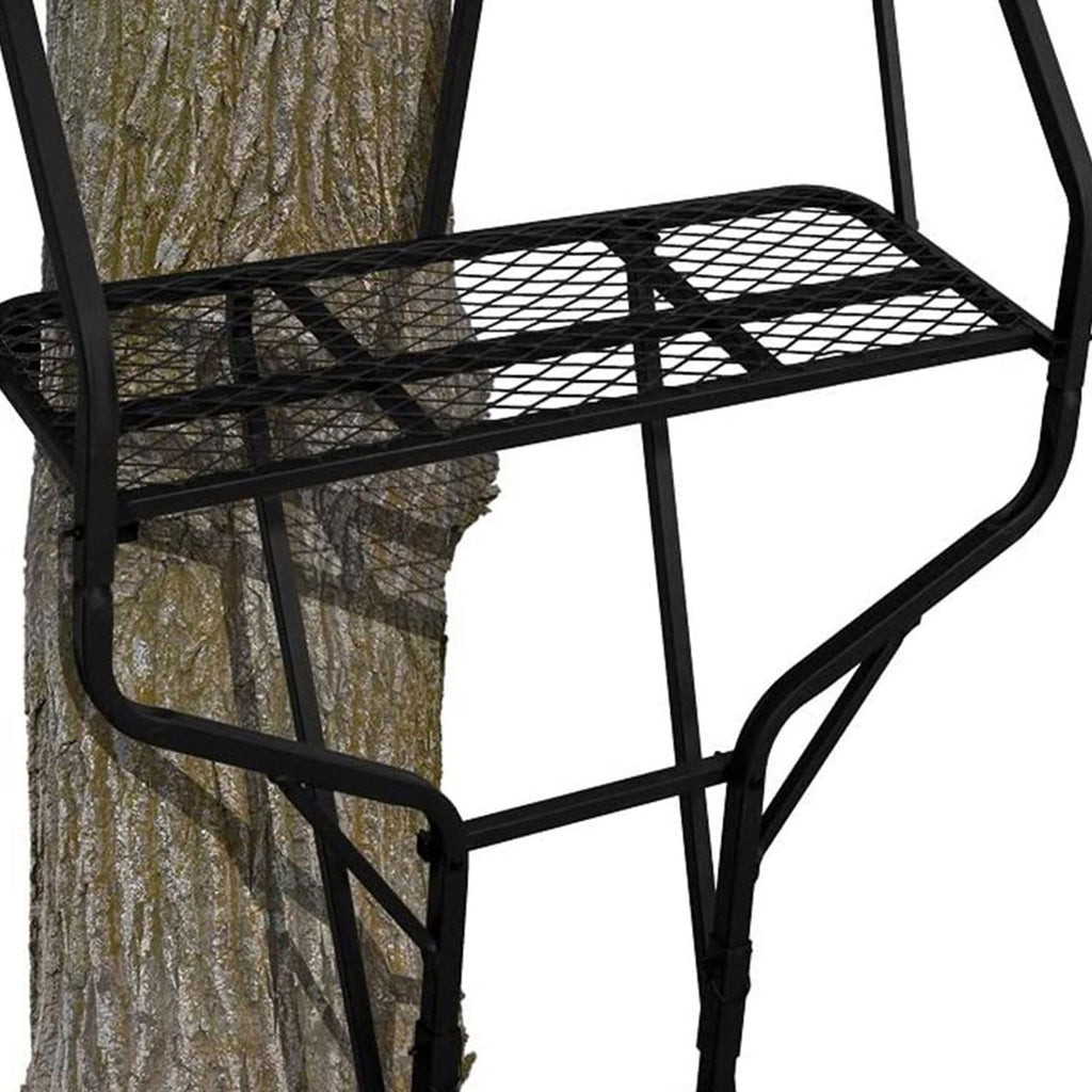 2 Person 18 Foot Tall Portable Hunting Tree Ladder Stand (2 Pack) B457765