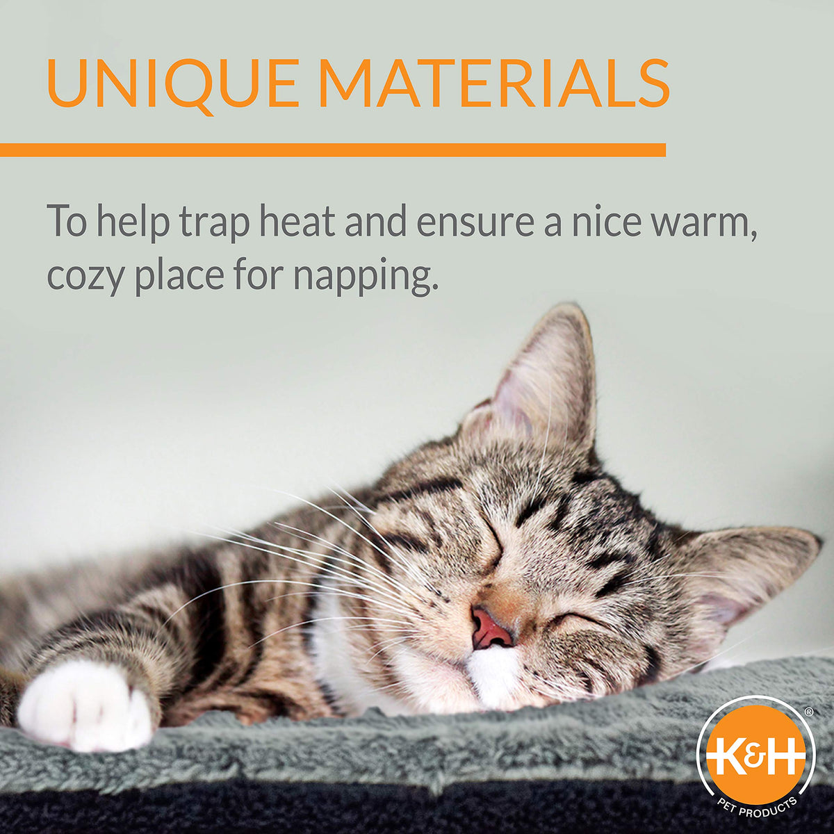 Self-Warming Cat Bed Pad Small 21 X 17 Gray Black M8378