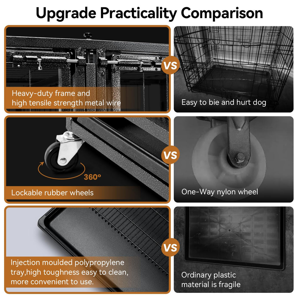 48 inch Wire Dog Crate with Divider V6944