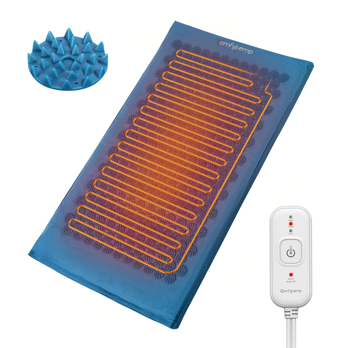 Heated Acupressure Mat 17"x33" L4295