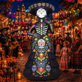 7.2FT Halloween Inflatable Ghost Bride with LED Lights Z392711