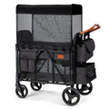Foldable All-Terrain Double Wagon Stroller with Canopy C387172