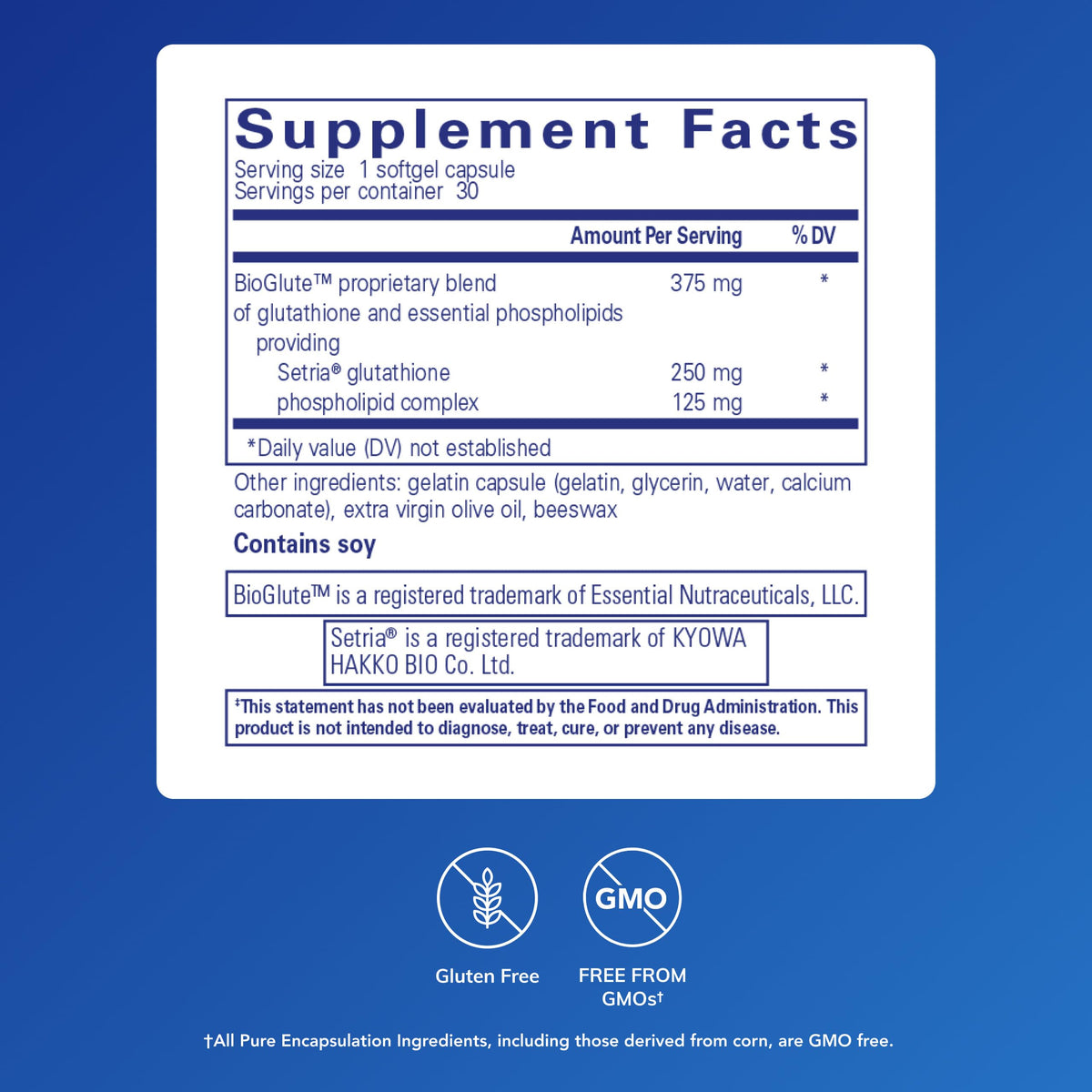 Liposomal Glutathione 30 Softgel Capsules Z322