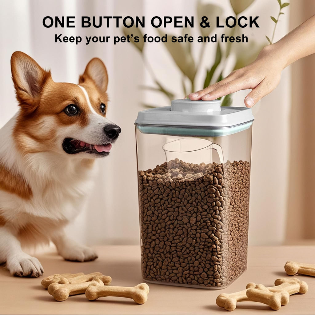 4L Airtight Dog Food Storage Container with Scoop F8843