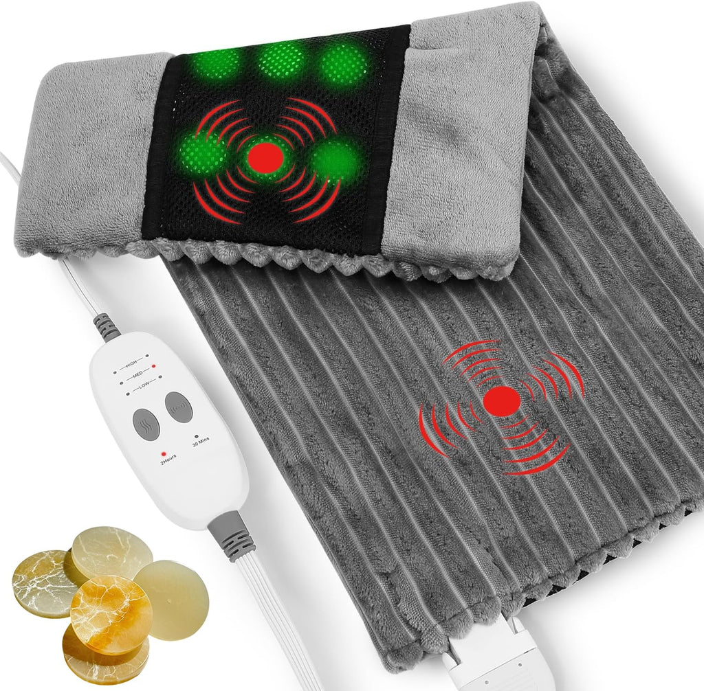 Far Infrared Jade Vibrating Weighted Heating Pad B832