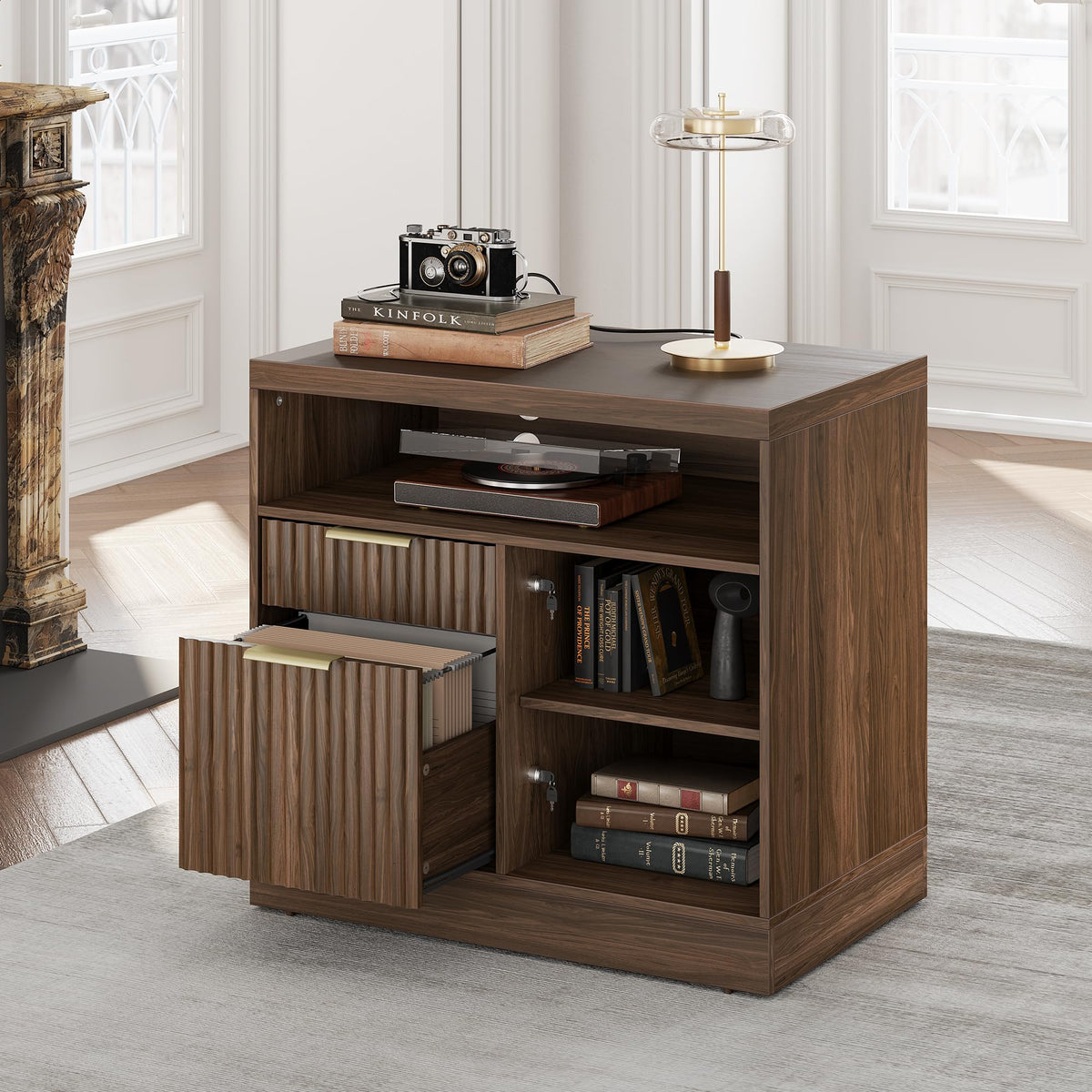 2 Drawer File Cabinet with Lock Y463
