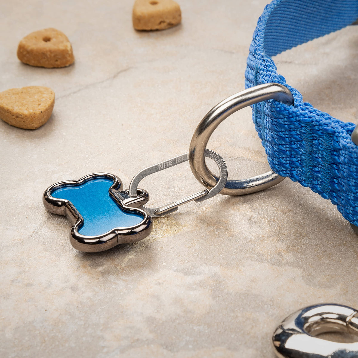 Stainless Steel Pet Tag Carabiner, 2 Count L89733