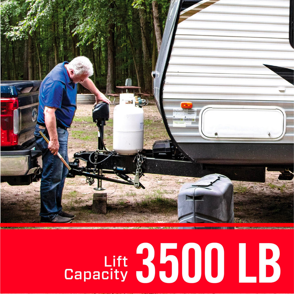 Powered Trailer Jack, A-Frame, 3,500 lbs. Lift Capacity, Bolt-On, 14 Inch Travel K738