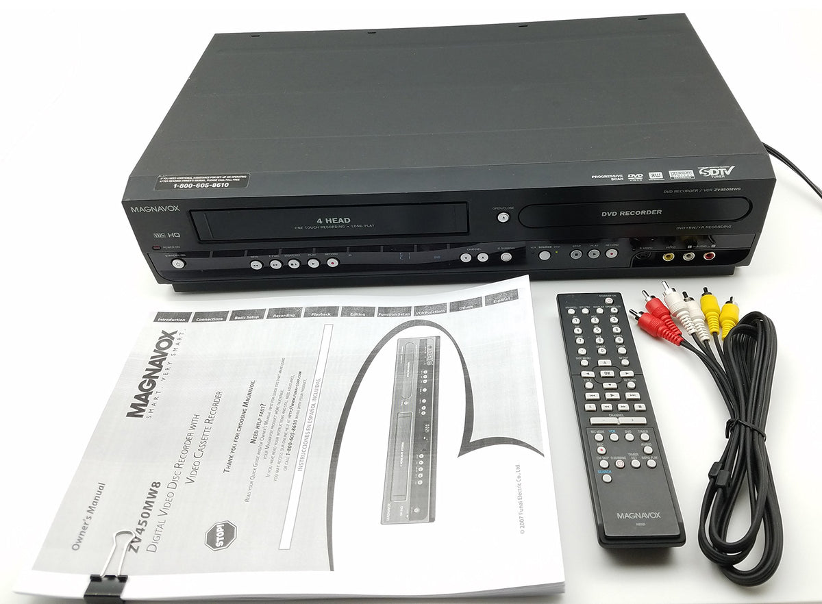 DVD Recorder and VCR Combo with Digital Tuner N1801