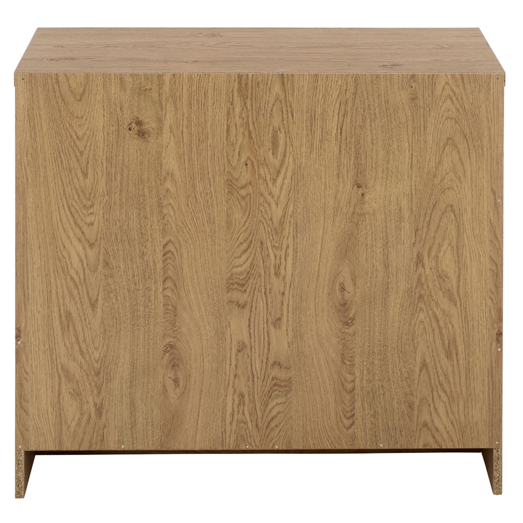 Oak 2-Door Media Stand E151